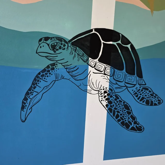 Fresque murale, décorative et intérieure pour des particuliers. Signée Mathilde Jauilhac, artiste dans les départements de la Charente-Maritime, de la Charente et partout en France.